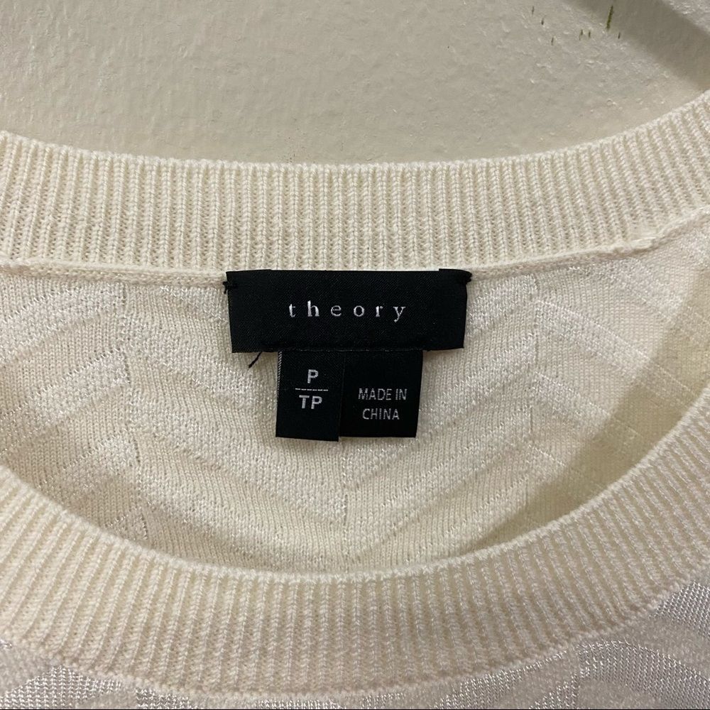 THEORY hannalor Evian wool blend jacquard sweater - Picture 8 of 9
